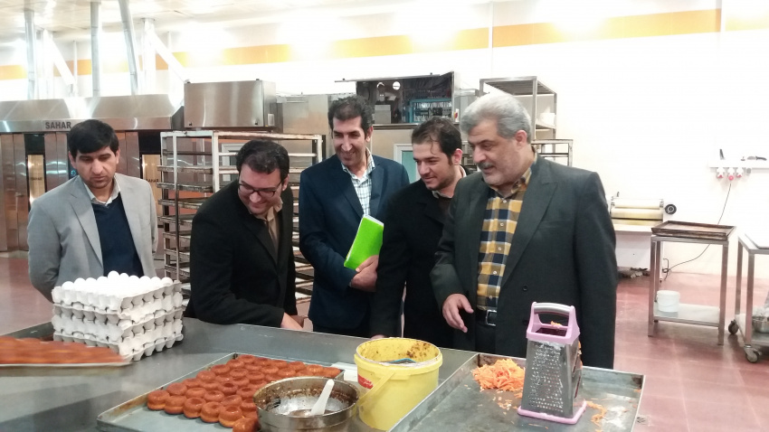 بازدید سرپرست دانشگاه جامع علمی کاربردی واحد غرب استان تهران  از مرکز آموزش علمی کاربردی شرکت ثمین نان سحر