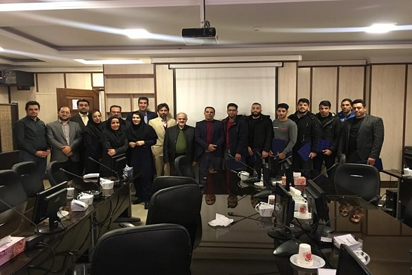 تقدیر و تشکر سرپرست واحد استان تهران غرب از اعضای تیم جودو به پاس افتخارآفرینی و کسب مقام قهرمانی