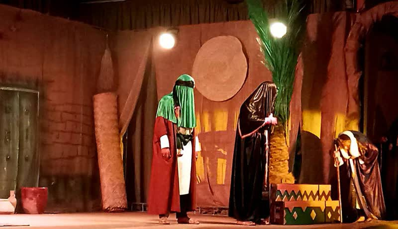 برگزاری نمایش آئینی مرثیه آه توسط دانشگاه جامع علمی کاربردی استان تهران غرب و شرق