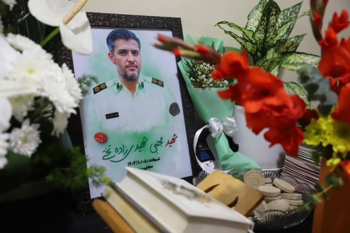 دیدار سرپرست دانشگاه جامع علمی کاربردی کشور با خانواده شهید مدافع امنیت