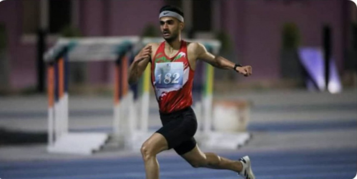 قهرمانی دانشجوی دانشگاه جامع علمی کاربردی در مسابقات دوومیدانی کشور جام رمضان